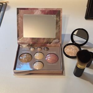 Laura Geller Blush Palette with Mirror - Gold, Pink, Brown